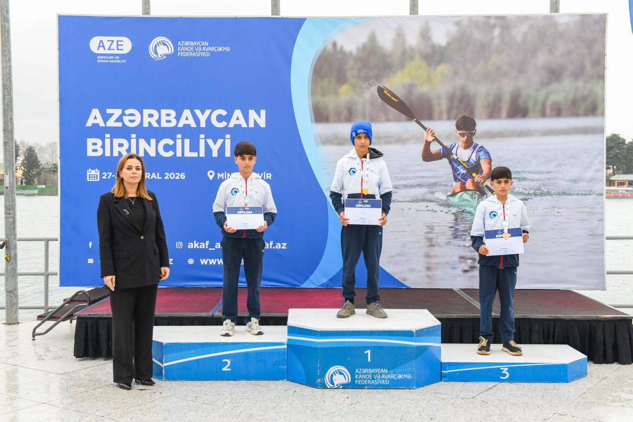 Avarçəkmə və kanoe üzrə Azərbaycan birinciliyi keçirilib